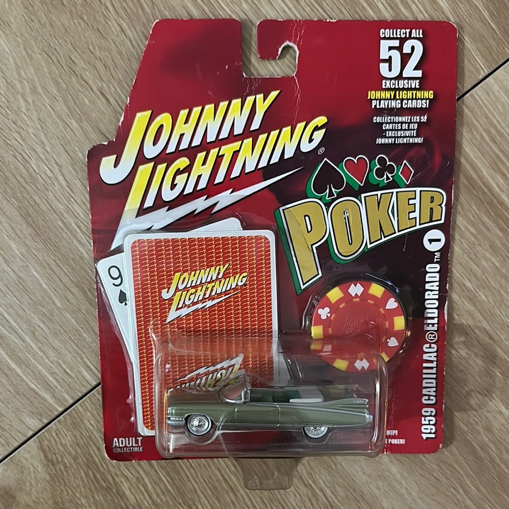 Johnny Lightning 1959 Cadillac Eldorado Diecast Model